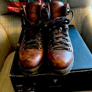 Frye Alta Hiker Womens Boots - Cognac